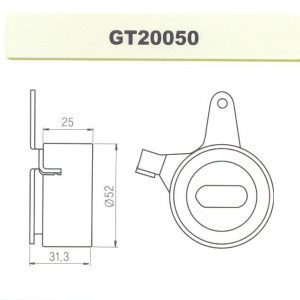 GT20050  |  סט טיימינג  |  חליפי  |  G.M.B