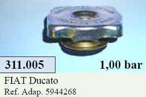 TR311005  |  מכסה רדיאטור  |  חליפי  |  TRICLO