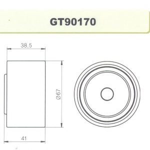 GT90170  |  סט טיימינג  |  חליפי  |  G.M.B