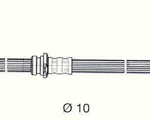 C2495  |  צינורות בלם  |  חליפי  |  GREEN