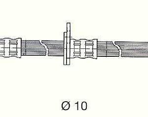 C1843  |  צינורות בלם  |  חליפי  |  GREEN