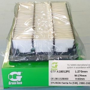 GTFA18012PE  |  מסנן אוויר  |  חליפי  |  GREENTECH
