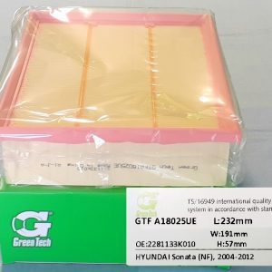 GTFA18025UE  |  מסנן אוויר  |  חליפי  |  GREENTECH