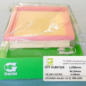 GTFA18072UE  |  מסנן אוויר  |  חליפי  |  GREENTECH