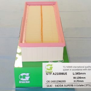 GTFA21006UE  |  מסנן אוויר  |  חליפי  |  GREENTECH