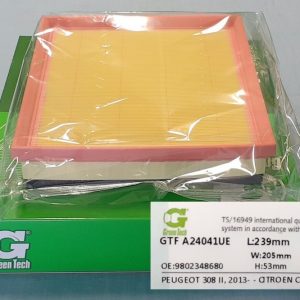 GTFA24041UE  |  מסנן אוויר  |  חליפי  |  GREENTECH