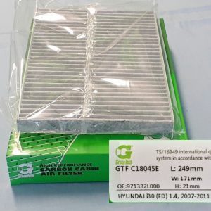 GTFC18045E  |  מסנן מזגן  |  חליפי  |  GREENTECH