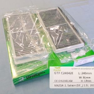 GTFC24042E  |  מסנן מזגן  |  חליפי  |  GREENTECH