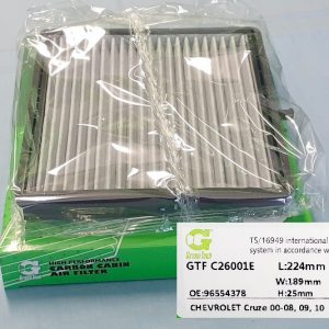 GTFC26001E  |  מסנן מזגן  |  חליפי  |  GREENTECH