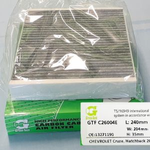 GTFC26004E  |  מסנן מזגן  |  חליפי  |  GREENTECH